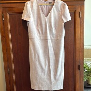 Ann Taylor lavender Sleeve Sheath Dress